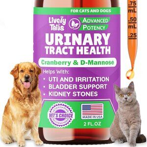 Natural Cat & Dog UTI Treatment with Cranberry & D-Mannose